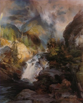 山の子供たち 風景 トーマス・モラン Oil Paintings